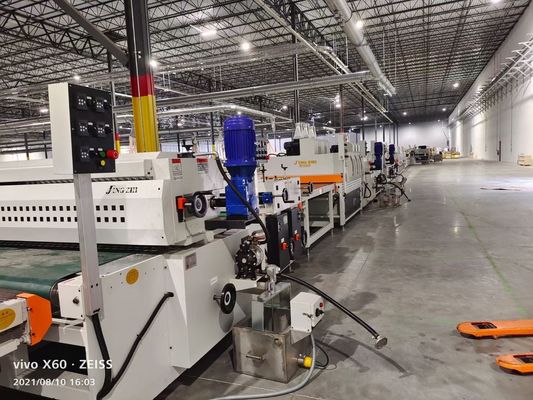 Ağaç için PLC Sıcak Erimiş Kaplama Laminatörü UV Kaplama Makinesi