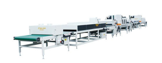 PLC Kontrolü SPC Ultraviyole Kaplama Cihazı FLE-019, hassas ve tutarlı kaplama performansı için